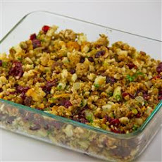 Awesome Sausage, Apple and Cranberry Stuffing