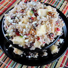 Quinoa Salad with Apples, Cranberries and Feta