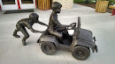 Go-Kart Kids Statue