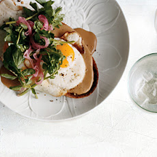 Stout and Cheddar Rarebit with Fried Eggs