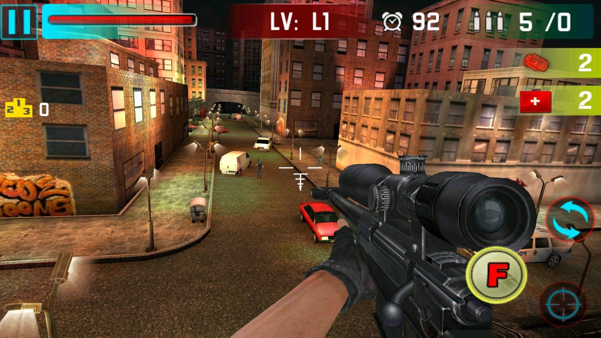 Android application Sniper Shoot War 3D screenshort