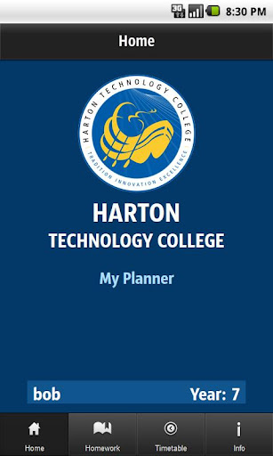 Harton College - My Planner