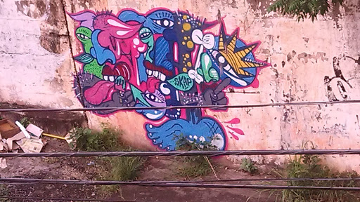 Arte Grafite Os 5 Sentidos