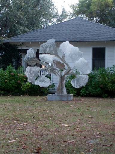Go Green Or Go Home- Tree Sculpture