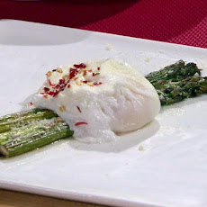 Roasted Asparagus with Poached Egg and Parmigiano-Reggiano