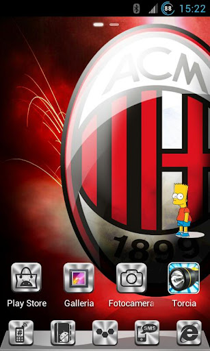 AC Milan theme go launcher