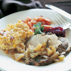 Braised Pork Roast With Apple-Brandy Sauce