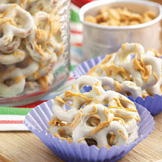 White Chocolate-Butterscotch Pretzels