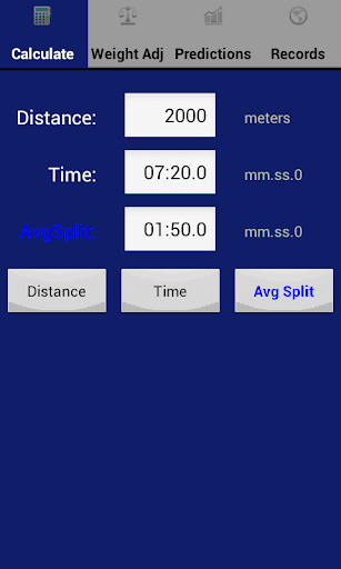 Rowing Calculator