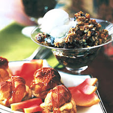 Apple-Prune Crisp with Hazelnut Topping