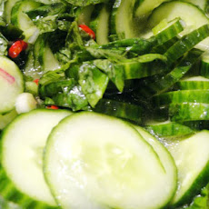 Cook the Book: Cucumber Salad with Lemon Basil
