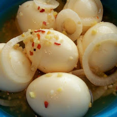 Pickled Cluckerberries (Eggs)