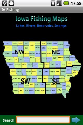 Iowa Fishing Maps - 3100 Maps