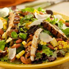 Mushroom & Corn Salad With Parmesan
