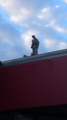 Statue on a Roof