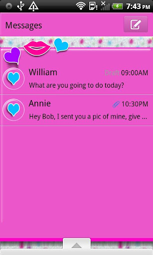 GO SMS THEME DottedFur2