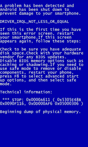 DroidBluescreen Pro