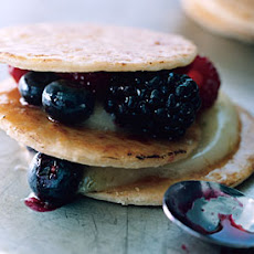 Mini Lime Pies with Glazed Berries