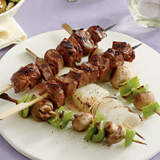 Grilled Steak and Vegetable Kabobs