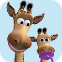 Talking Gina the Giraffe mobile app icon