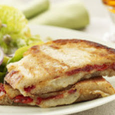 Pressed Manchego Cheese Sammies and Spicy Spanish Salad