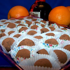 Grand Marnier Cranberry Truffles