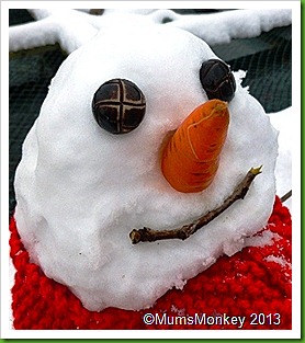 January 2013 snowman