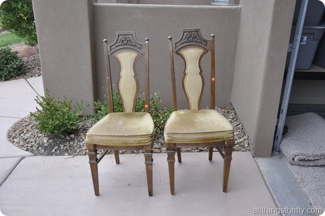 old dining room chairs