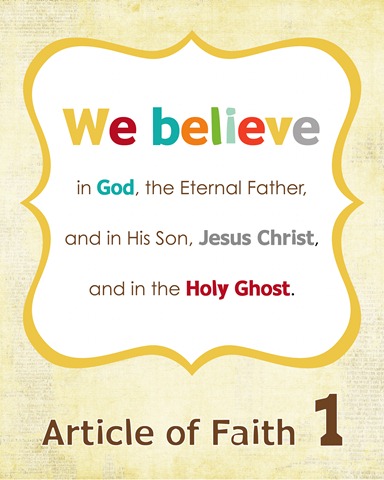 article of faith 1