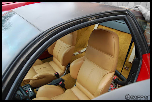 Alfa Romeo SZ - interior seats