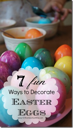 7 fun ways to decorate easter eggs