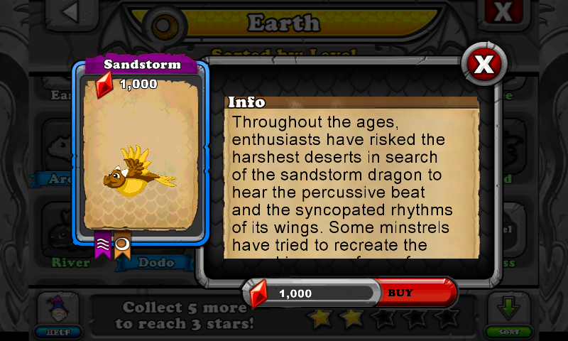 Gamertopia: Dragonvale Sandstorm Dragon