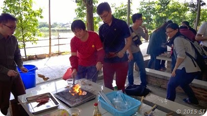 Barbeque can lead to fire ;)