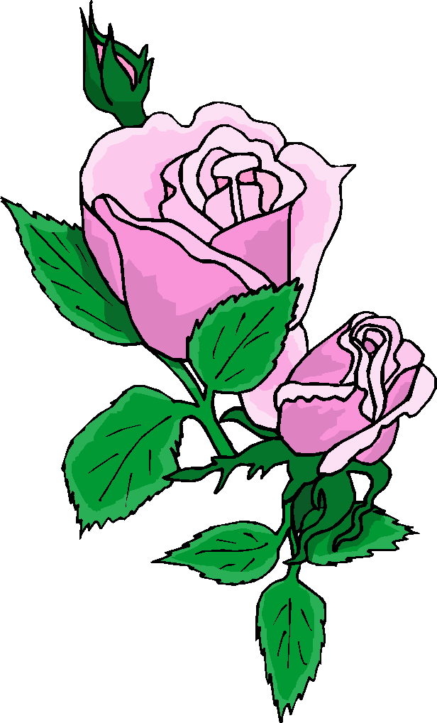clip art purple rose - photo #44