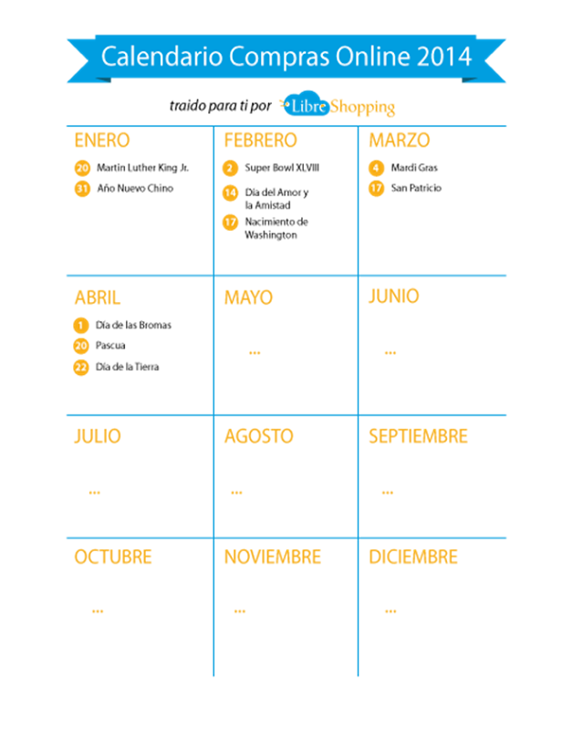 Libre shopping fechas de compras online mas importantes de usa