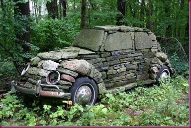 stone car
