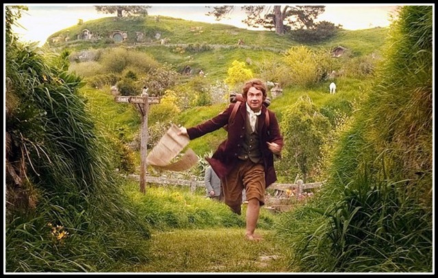 THE HOBBIT: AN UNEXPECTED JOURNEY...MARTIN FREEMAN as the Hobbit Bilbo Baggins in the fantasy adventure THE HOBBIT: AN UNEXPECTED JOURNEY, a production of New Line Cinema and Metro-Goldwyn-Mayer Pictures (MGM), released by Warner Bros. Pictures and MGM.