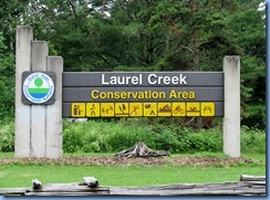 4746 Laurel Creek Conservation Area sign