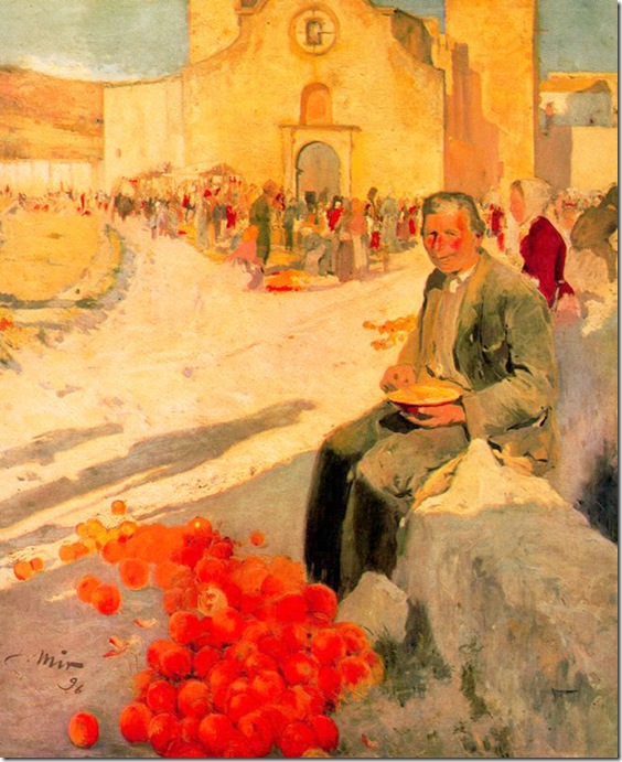 joaquim mir i trinxet_Vendedor de naranjas (1896)