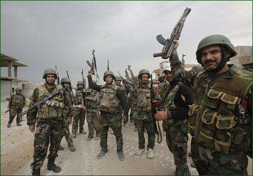 Разрушенная войной Сирия