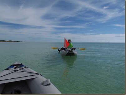 kayaking at Bahia honda SP