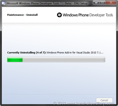 WP7.1 Mango SDK Beta 2 Installation Screen 7 WP7.1 Mango SDK Beta 2 Installation Screen 7