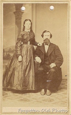 Emma and Sol Haslam  in 1868