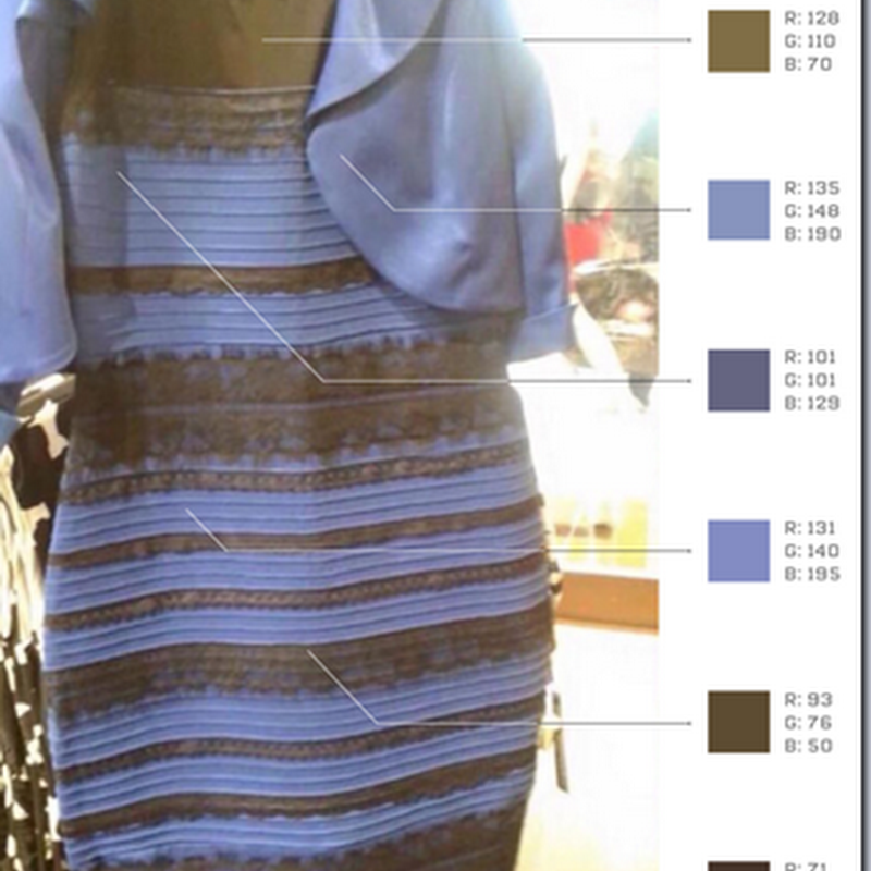 ¿de qué color es el vestido? el vestido misterioso