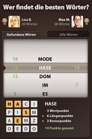 Wordblitz for Friends Screen 3