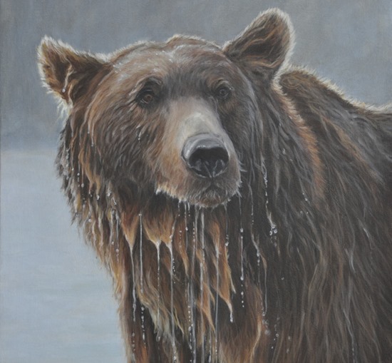grizzly painting