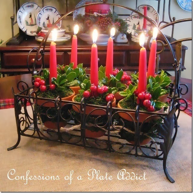 CONFESSIONS OF A PLATE ADDICT Christmas Centerpiece