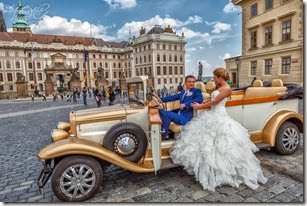 Свадьба в Праге центр города - фотограф Владислав Гаус