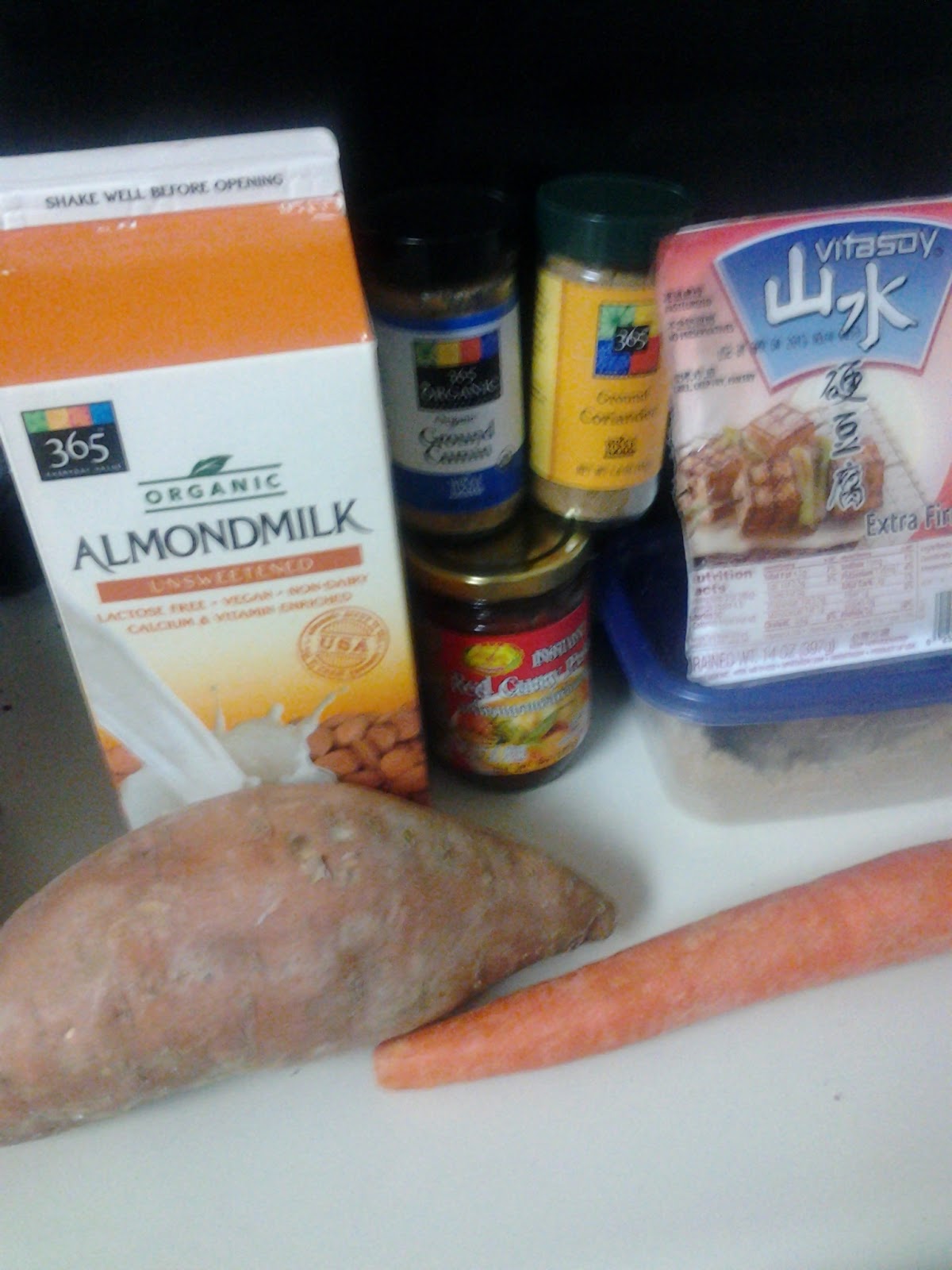 Clean Eating for Stupids Holly's Secret Almond Milk Red Curry