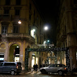 via della spiga in Milan, Italy 